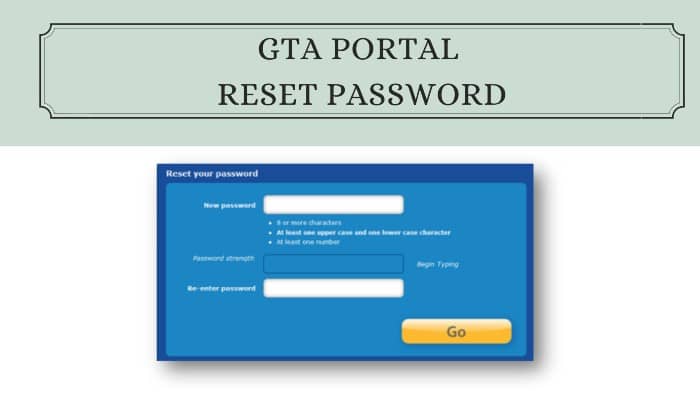 GTA-Portal-Reset-Password
